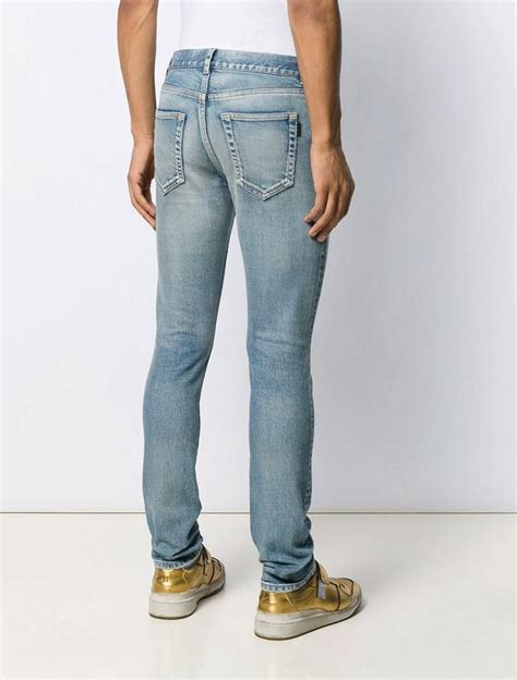 ysl blue jeans.